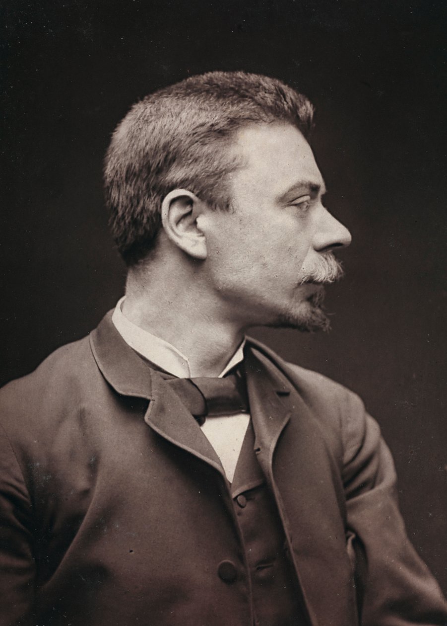 Album Artistique et Biographique, 6ème année, Salon 1885; portrait du peintre français Joseph Paul Meslé (1855-1929) - Charles Michelez