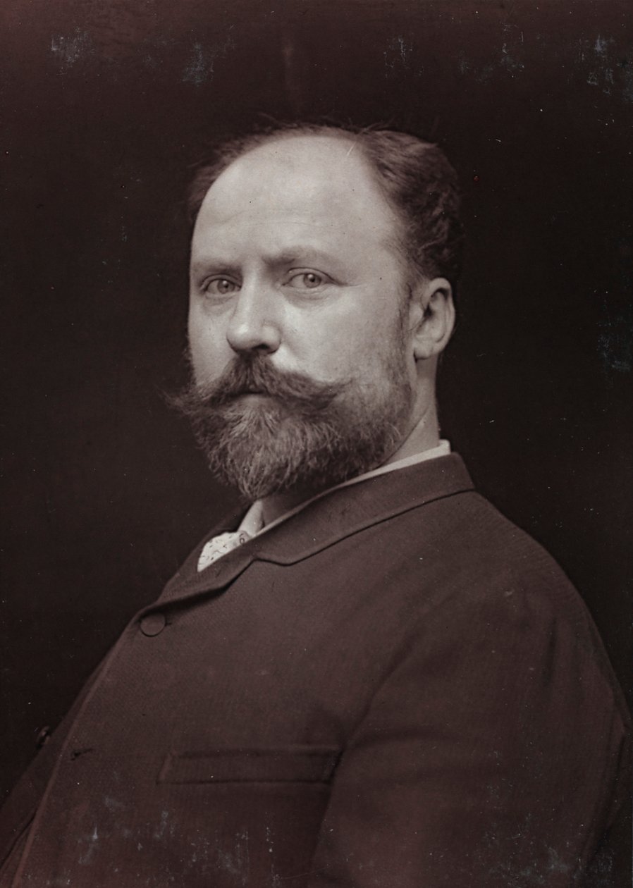 Album Artistique et Biographique, 6ème année, Salon 1885; portrait du peintre français Paul Grolleron (1848-1901) - Charles Michelez