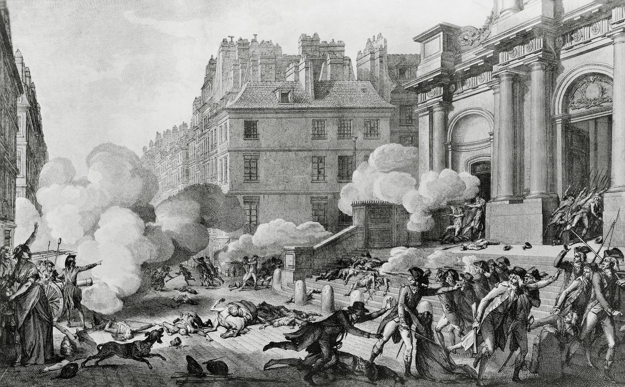 Napoléon Bonaparte réprimant la révolte royaliste devant l