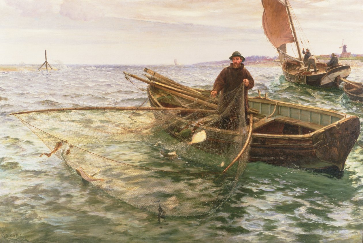 Le Pêcheur, 1888 - Charles Napier Hemy