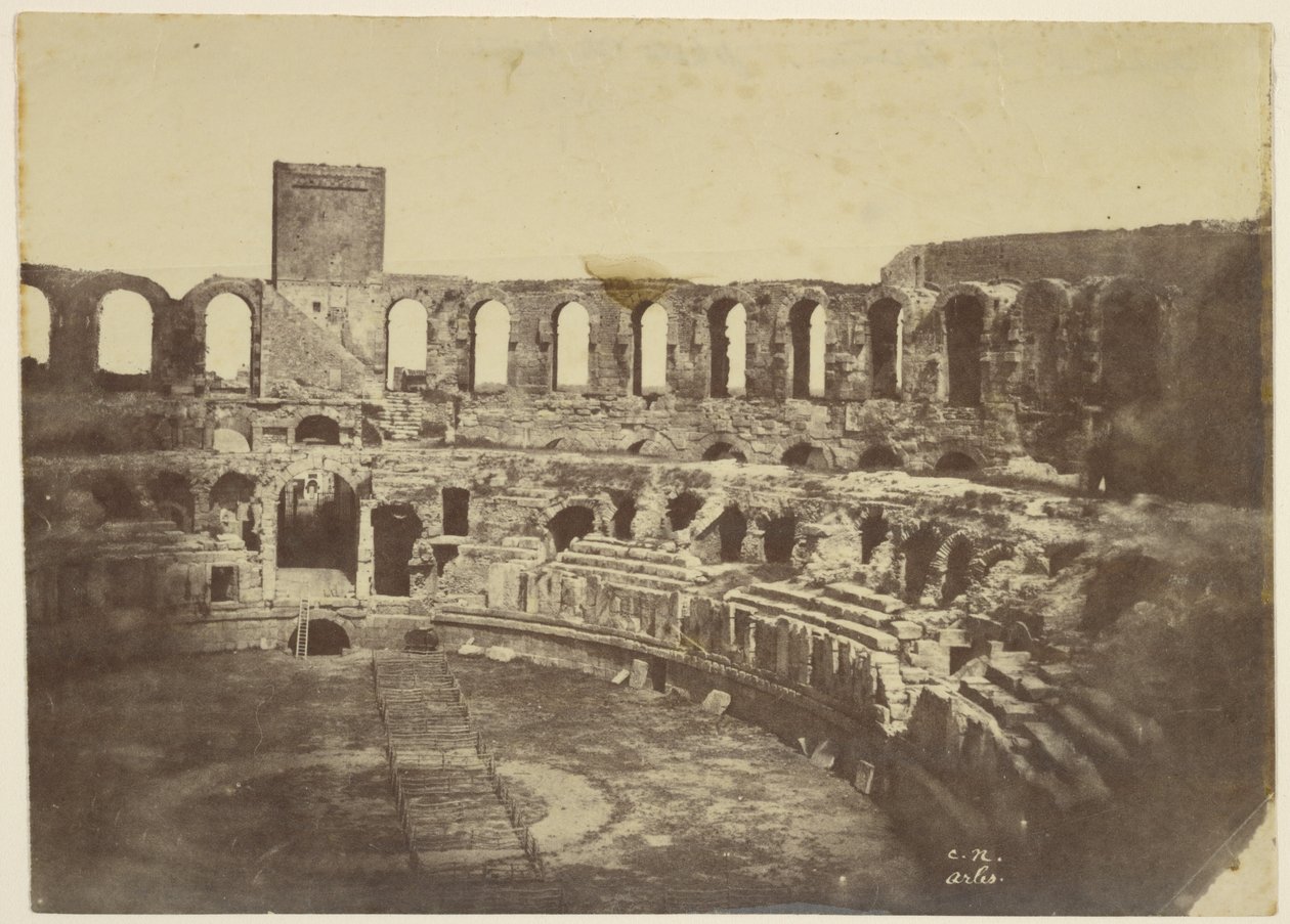 Arles, les arènes - Charles Nègre
