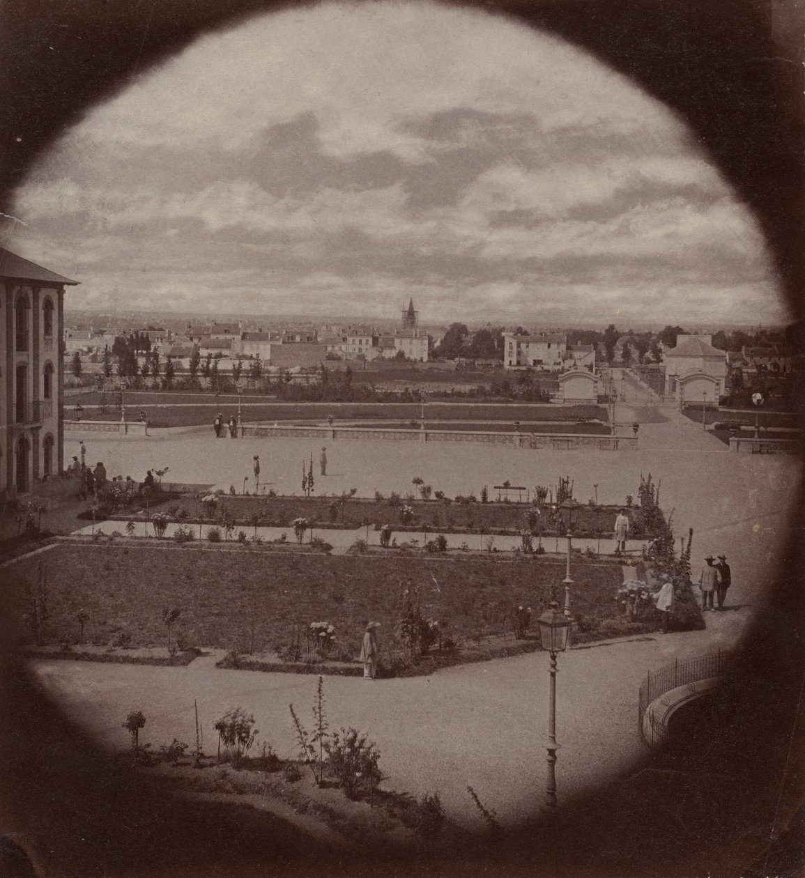 Asile impérial de Vincennes, vue de Charenton, 1858-1859 - Charles Nègre