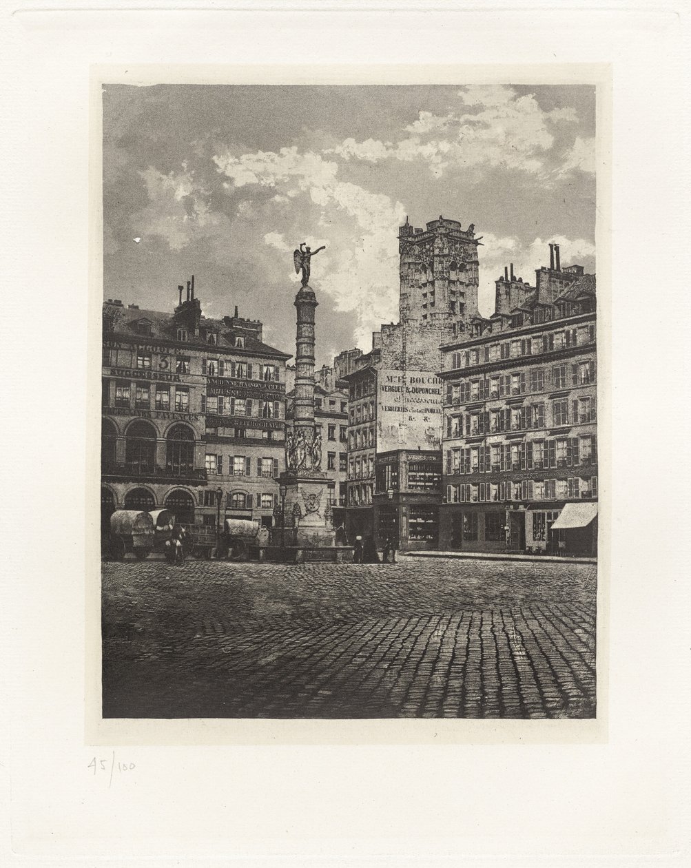 Planche V – Place du Châtelet - Charles Nègre, André Jammes