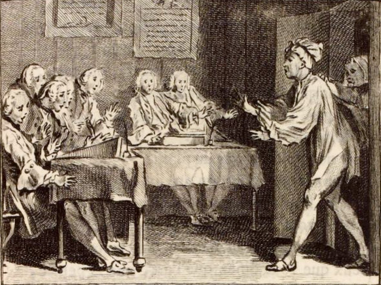 Le Roi Candaule et le Maître en droit - Charles Nicolas Cochin
