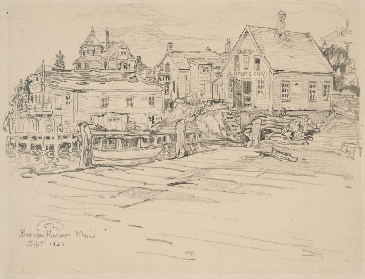 Boothbay Harbor, Maine, 1923 - Charles P. Reiffel