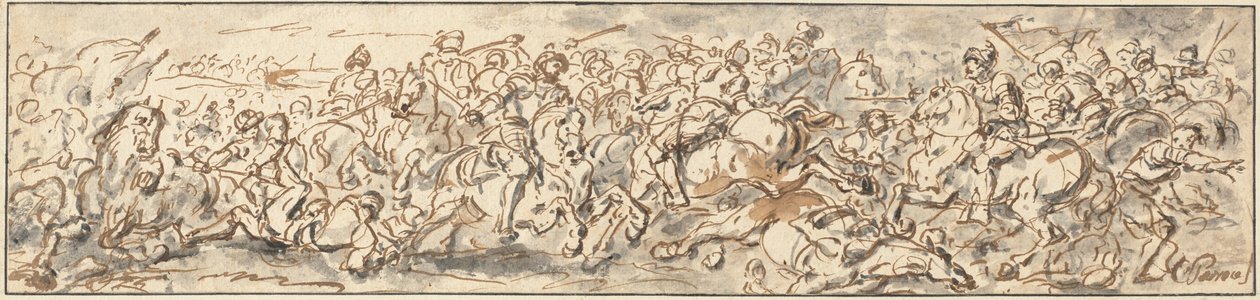 Bataille de cavalerie - Charles Parrocel