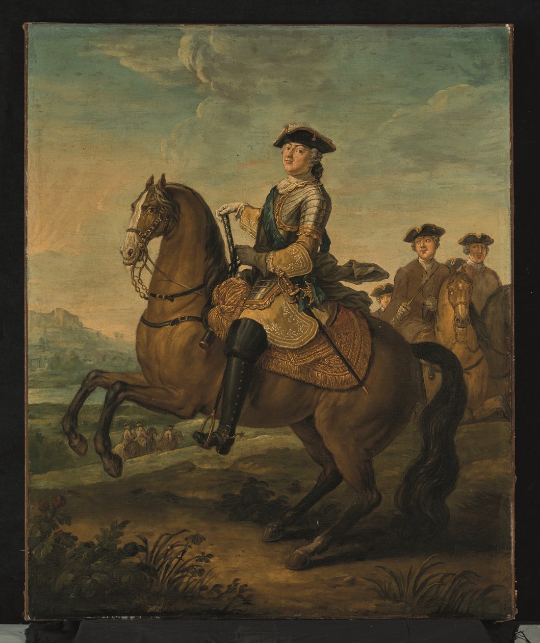 Portrait équestre de Louis XV - Charles Parrocel