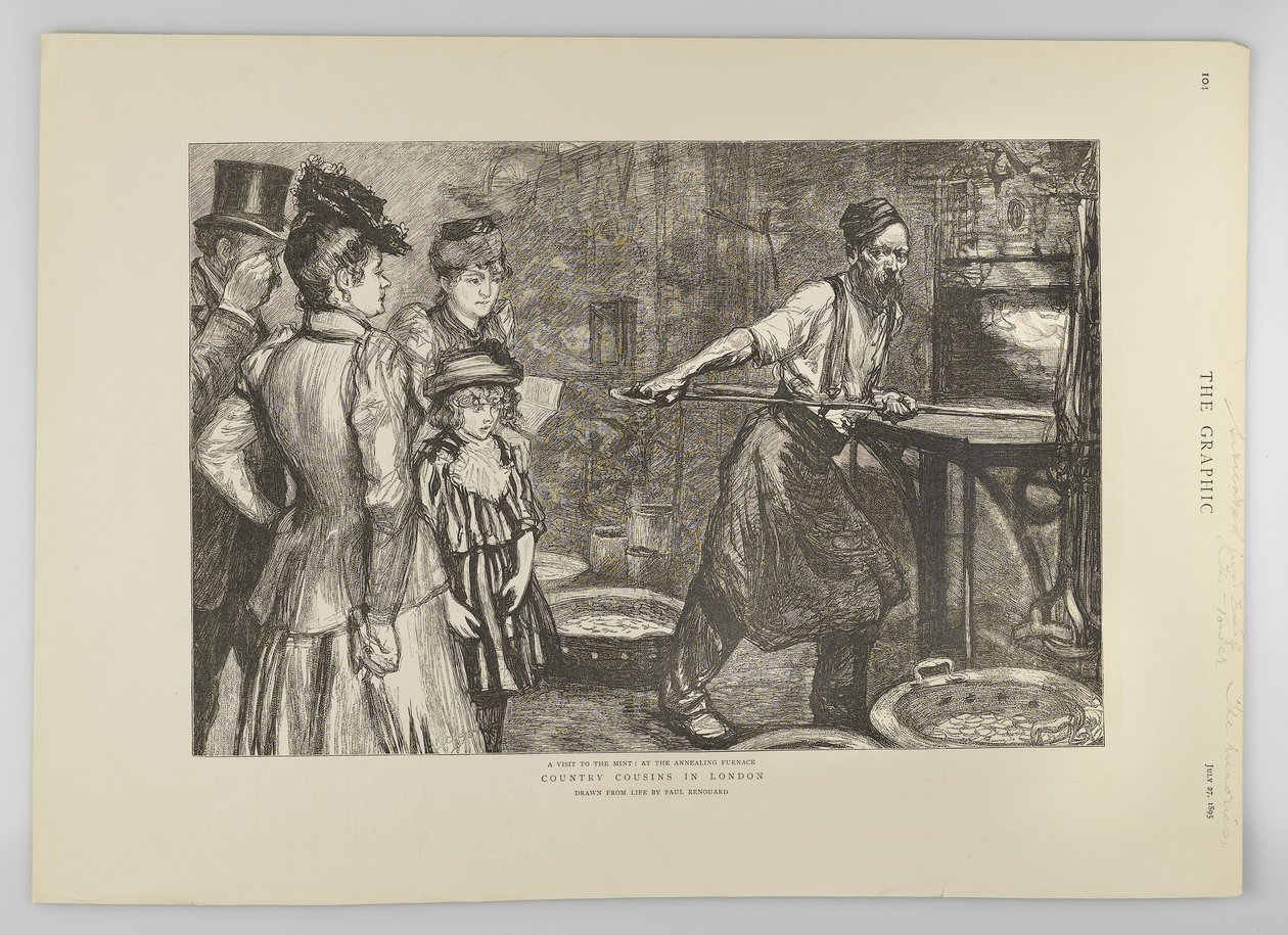 Four de recuit à Tower Hill, de The Graphic, 1895 - Charles Paul Renouard