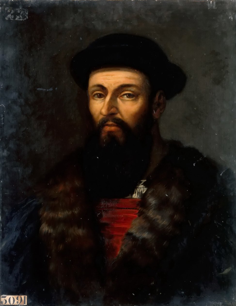 Portrait de Ferdinand Magellan - Charles-Philippe Lariviere