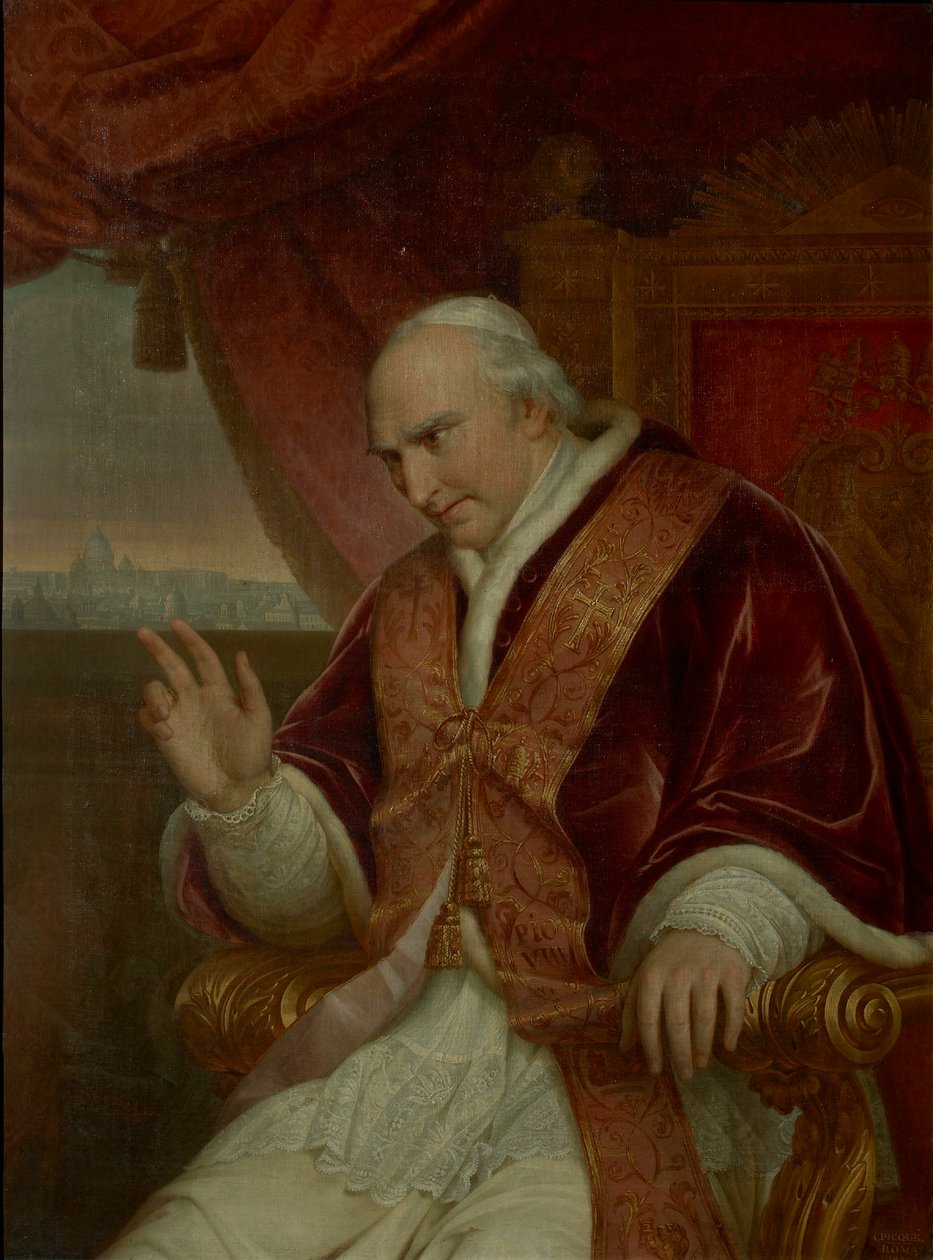 Portrait du pape Pie VIII - Charles Picqué