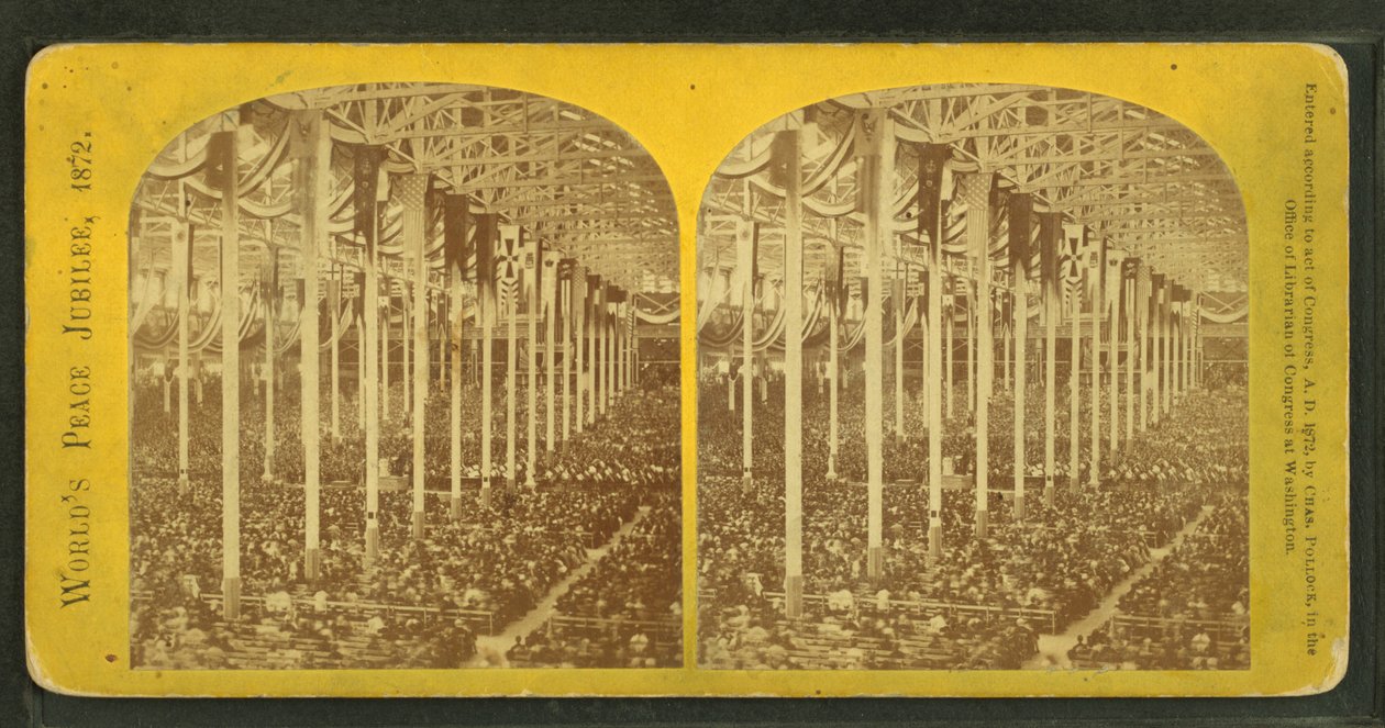 Jubilé de la paix mondiale, ou le Colisée de Boston - Charles Pollock