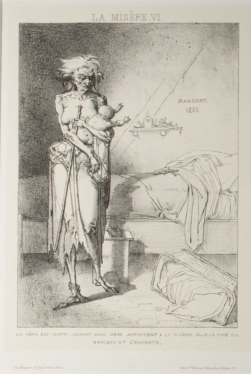 Assiette six de Misery - Charles Rambert