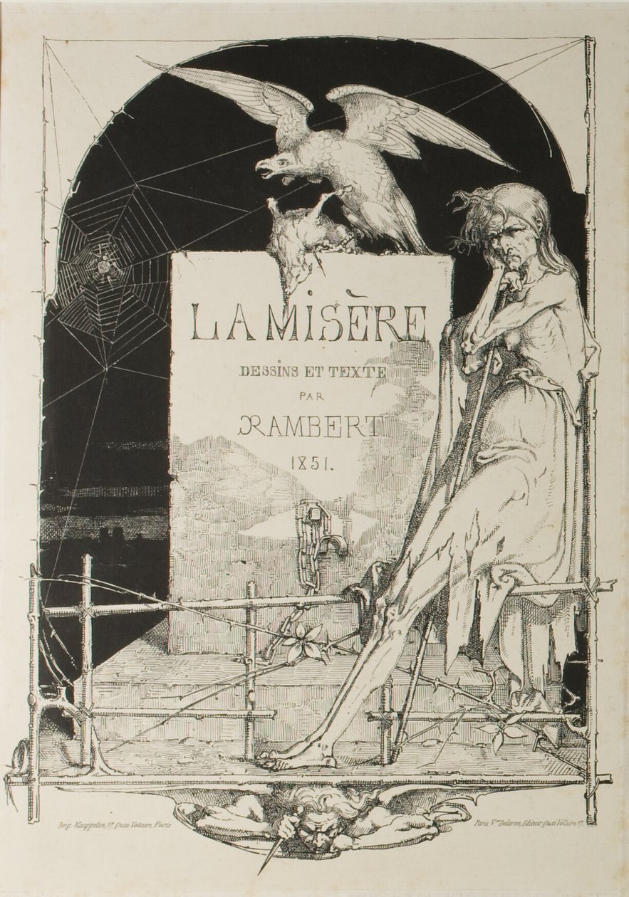 Page de titre de Misery - Charles Rambert