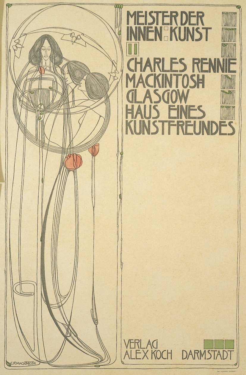 Page de titre pour Haus Eines Kunstfreundes (Meister der Innenkunst II), 1902 - Charles Rennie Mackintosh