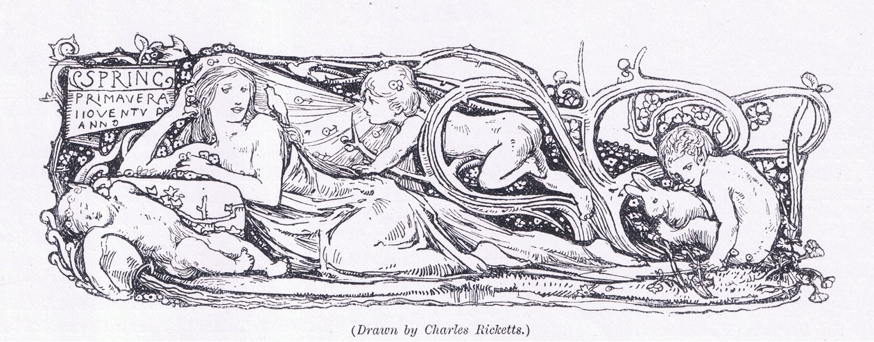 Printemps, du Magazine of Art 1893, Cassell and Company, 1893 - Charles Ricketts