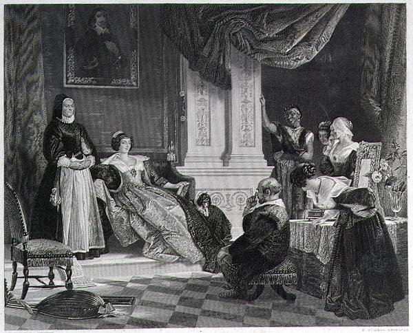 Sancho et la duchesse, gravé par R. Staines - Charles Robert (after) Leslie