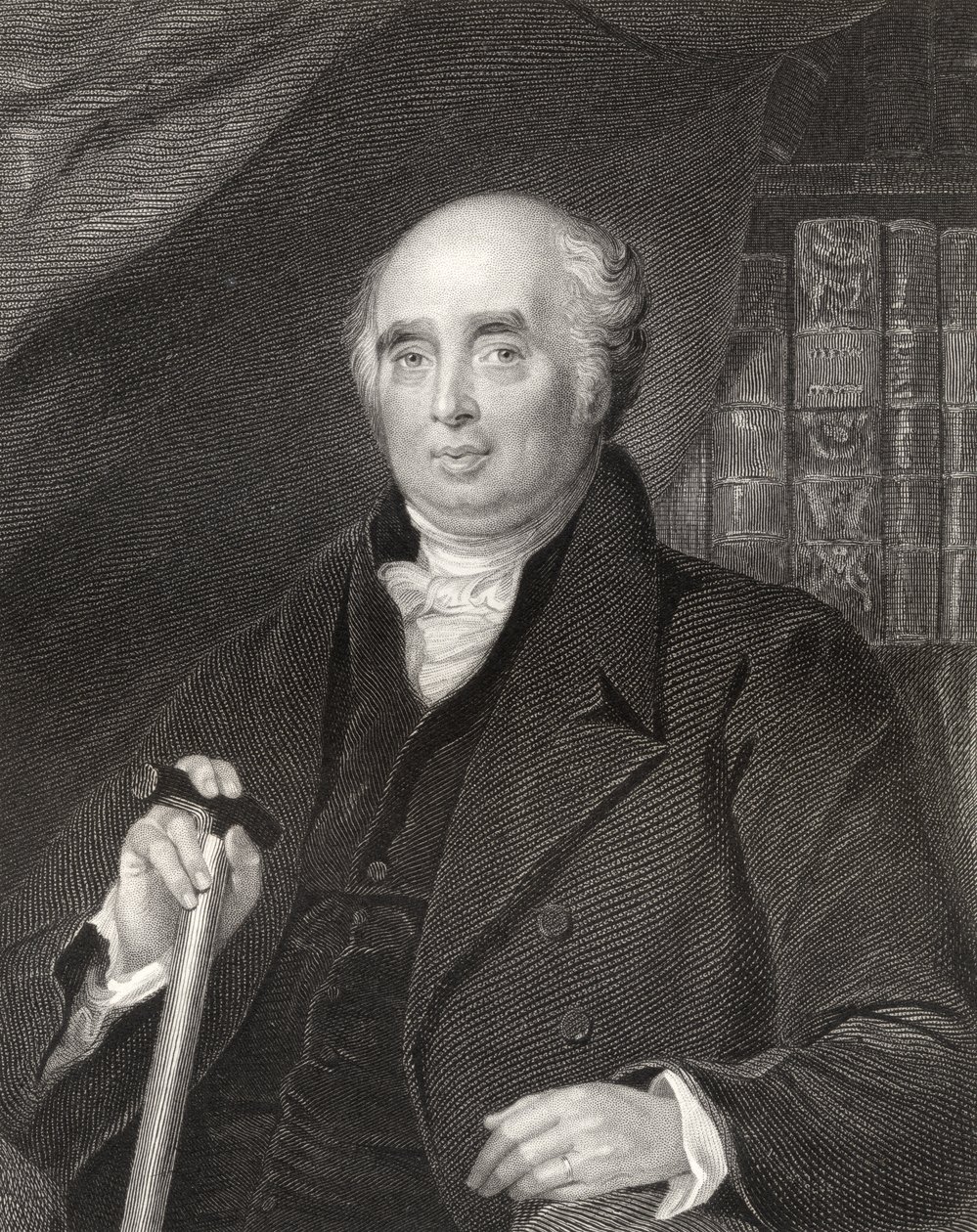 Henry Richard Fox, gravé par H. Robinson, de 