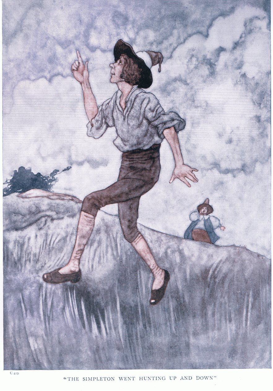 Le simplet allait chasser de haut en bas - Charles Robinson