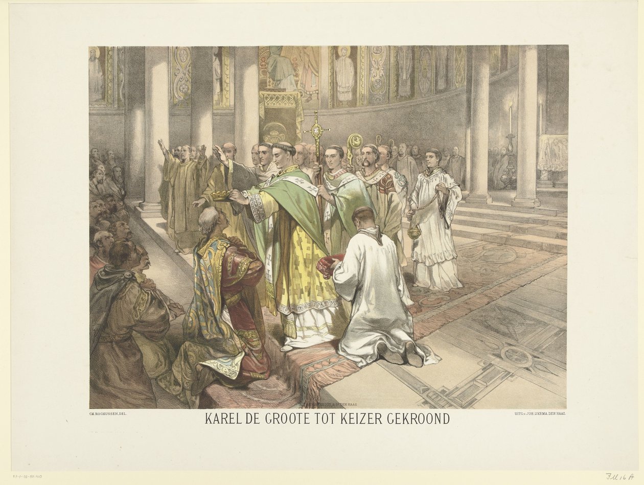 Couronnement de Charlemagne, 800 - Charles Rochussen