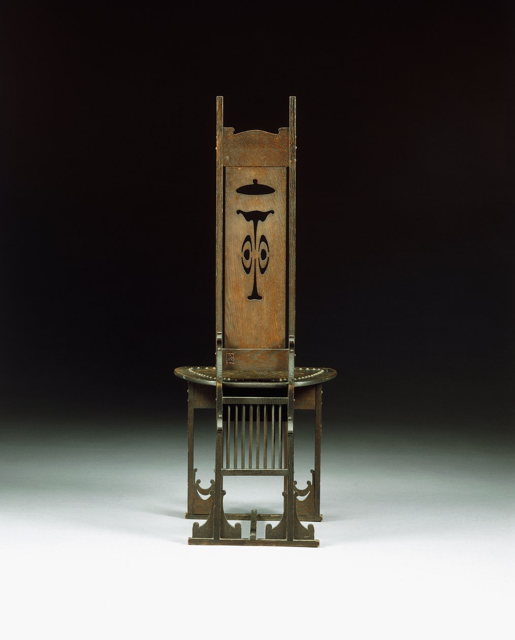 Chaise latérale, avec design ajouré, vers 1899 - Charles Rohlfs