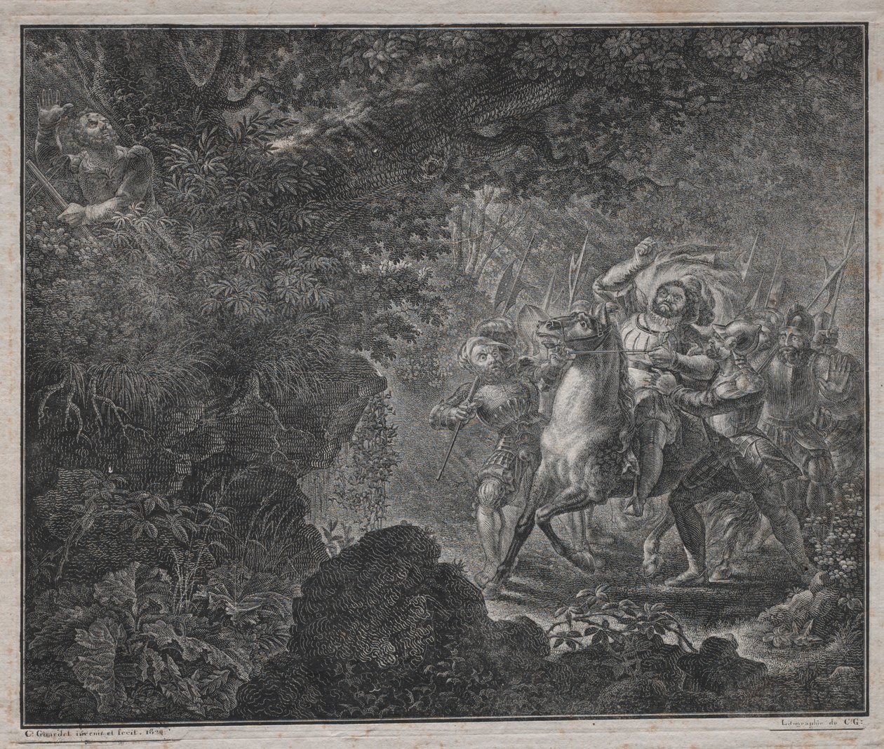 Guillaume Tell à Küssnacht, 1820 - Charles Samuel Girardet