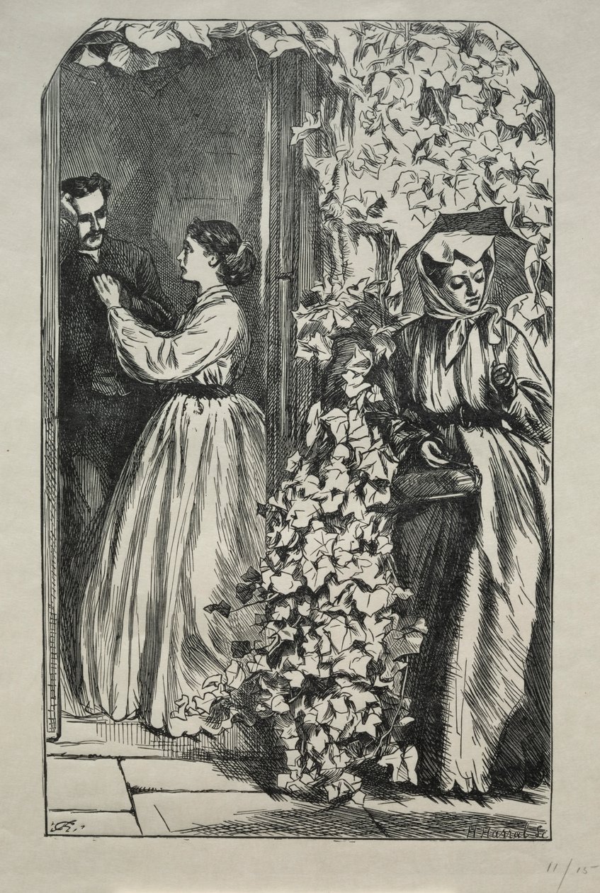 Ce qui est arrivé après avoir tué un oncle riche un Noël, 1865 - Charles Samuel Keene