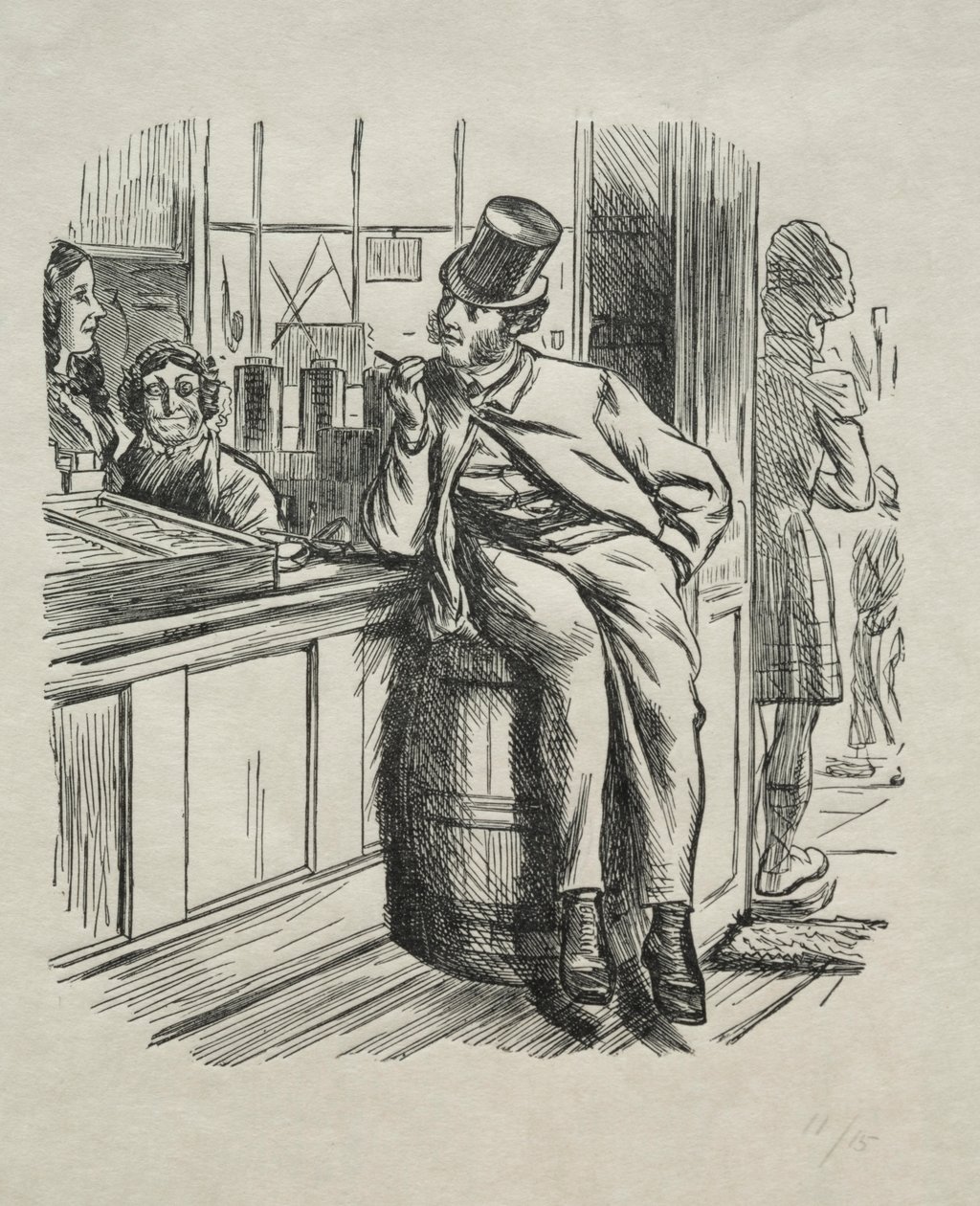 Ce qui est arrivé après avoir tué un oncle riche un Noël - Charles Samuel Keene
