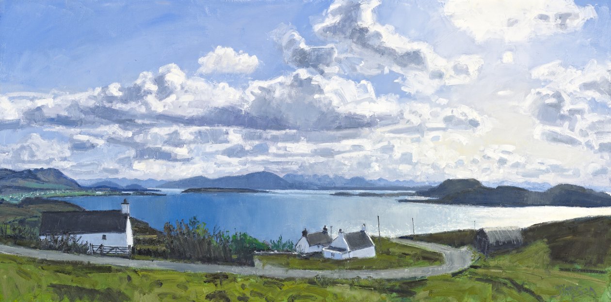 Baie de Badentarbat, 2011 (huile sur toile) - Charles Simpson