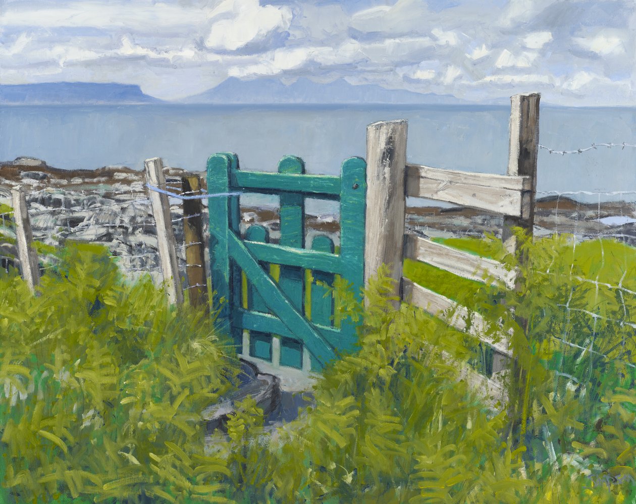 Porte, 2012 (huile sur toile) - Charles Simpson