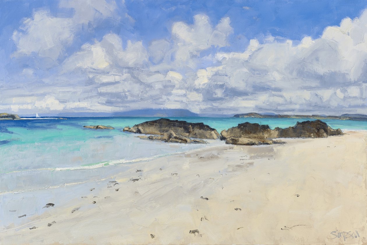 Iona Summer (The Finger), 2015 (huile sur toile) - Charles Simpson