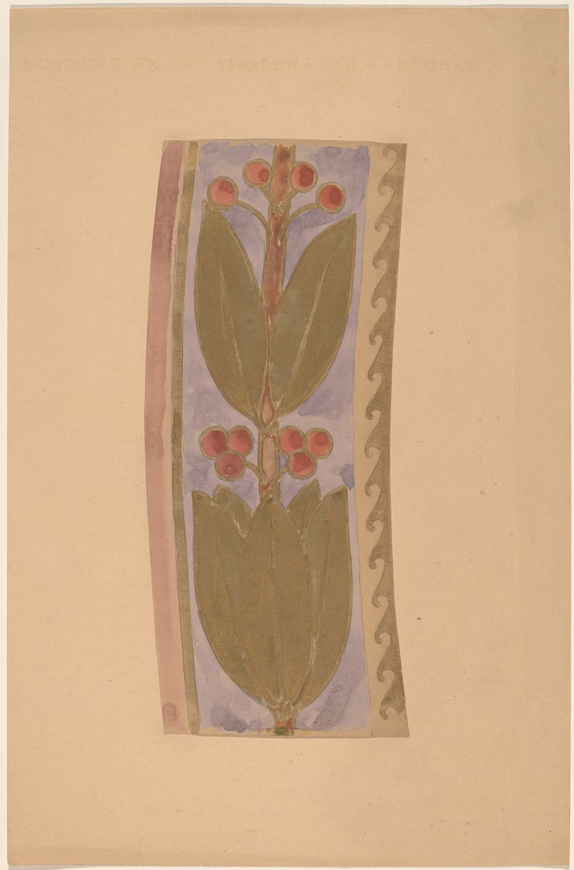 Étude pour un dessin de bordure - Charles Sprague Pearce