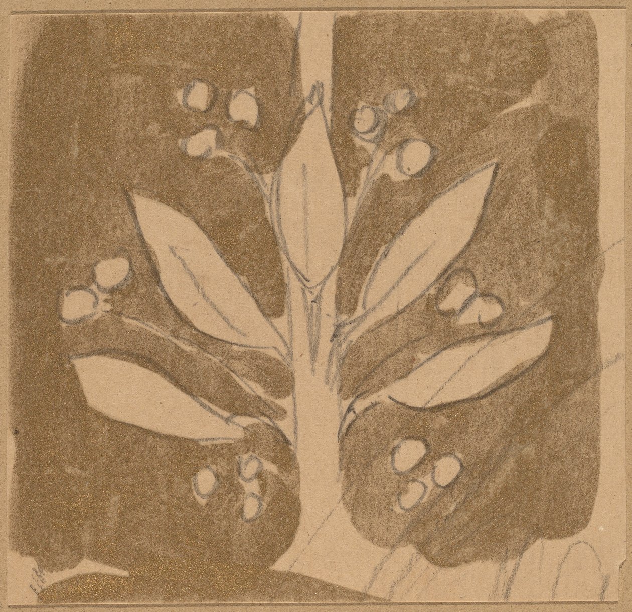Étude pour un dessin de bordure - Charles Sprague Pearce