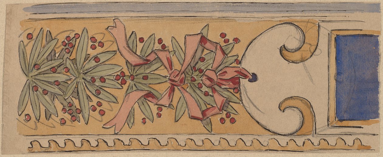 Étude pour un motif de bordure - Charles Sprague Pearce