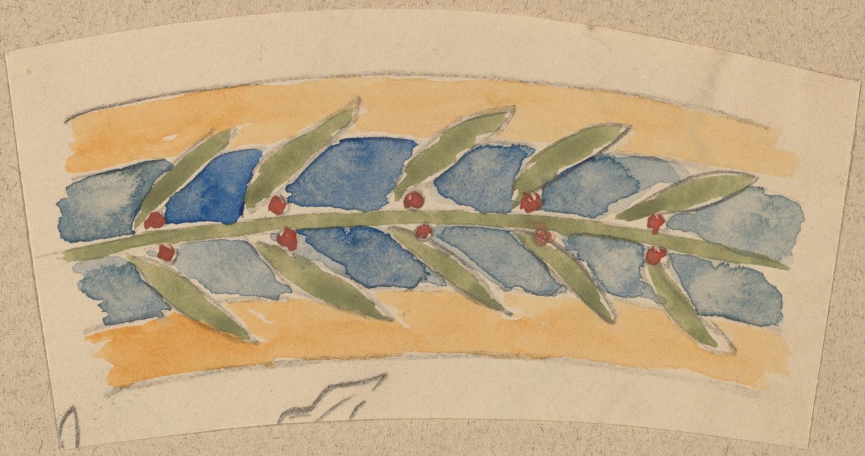 Étude pour un dessin de bordure - Charles Sprague Pearce