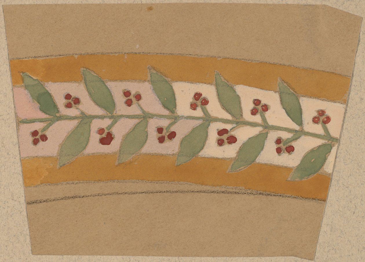 Étude pour un dessin de bordure - Charles Sprague Pearce