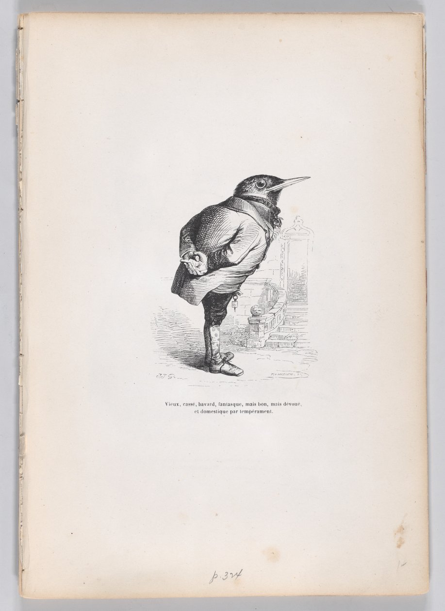 Vieux, cassé, haggard, fantasque, mais bon, dévoué et domestique par tempérament, vers 1837-47 - Charles Tamisier