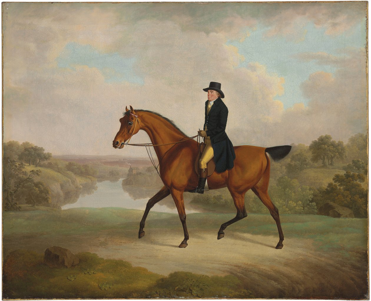 William Yates, Esq., de Springside, sur son cheval préféré - Charles Towne