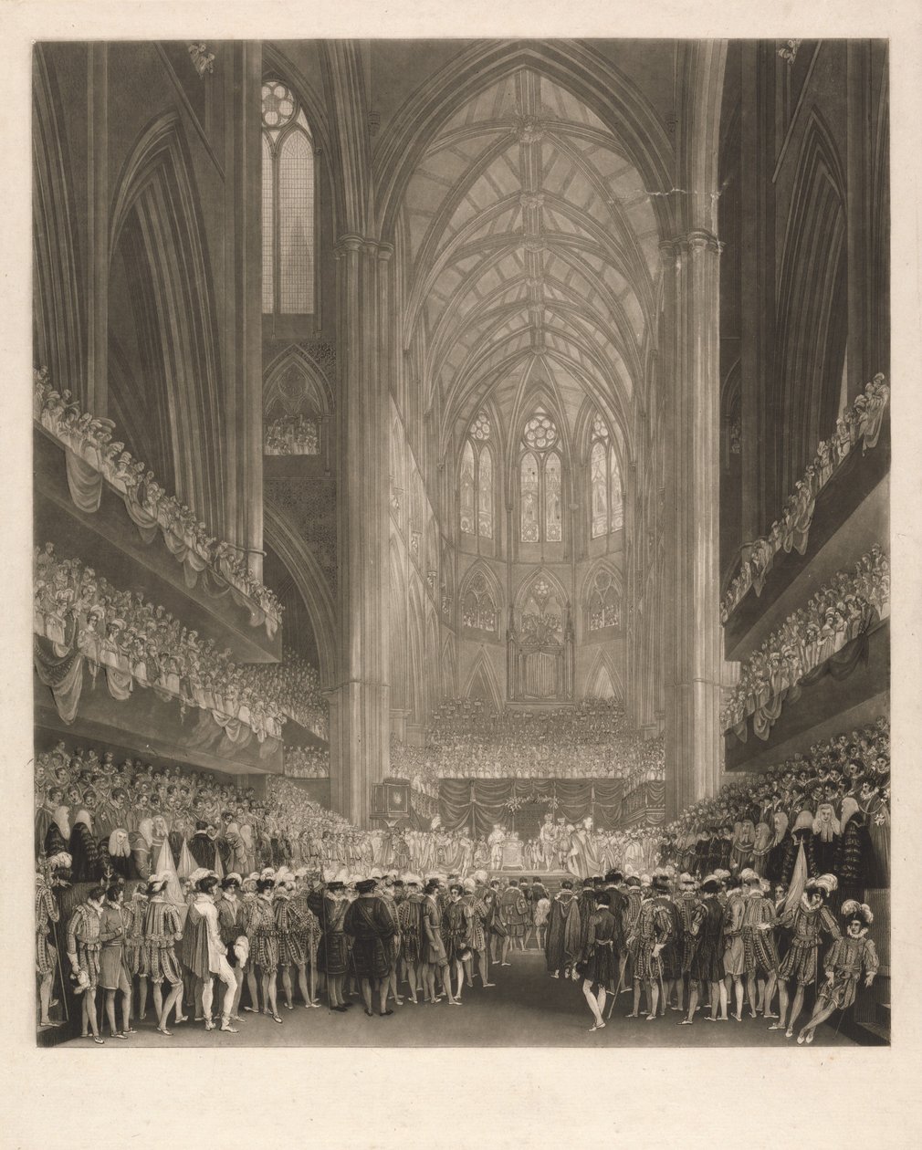 Le couronnement du roi George IV à l