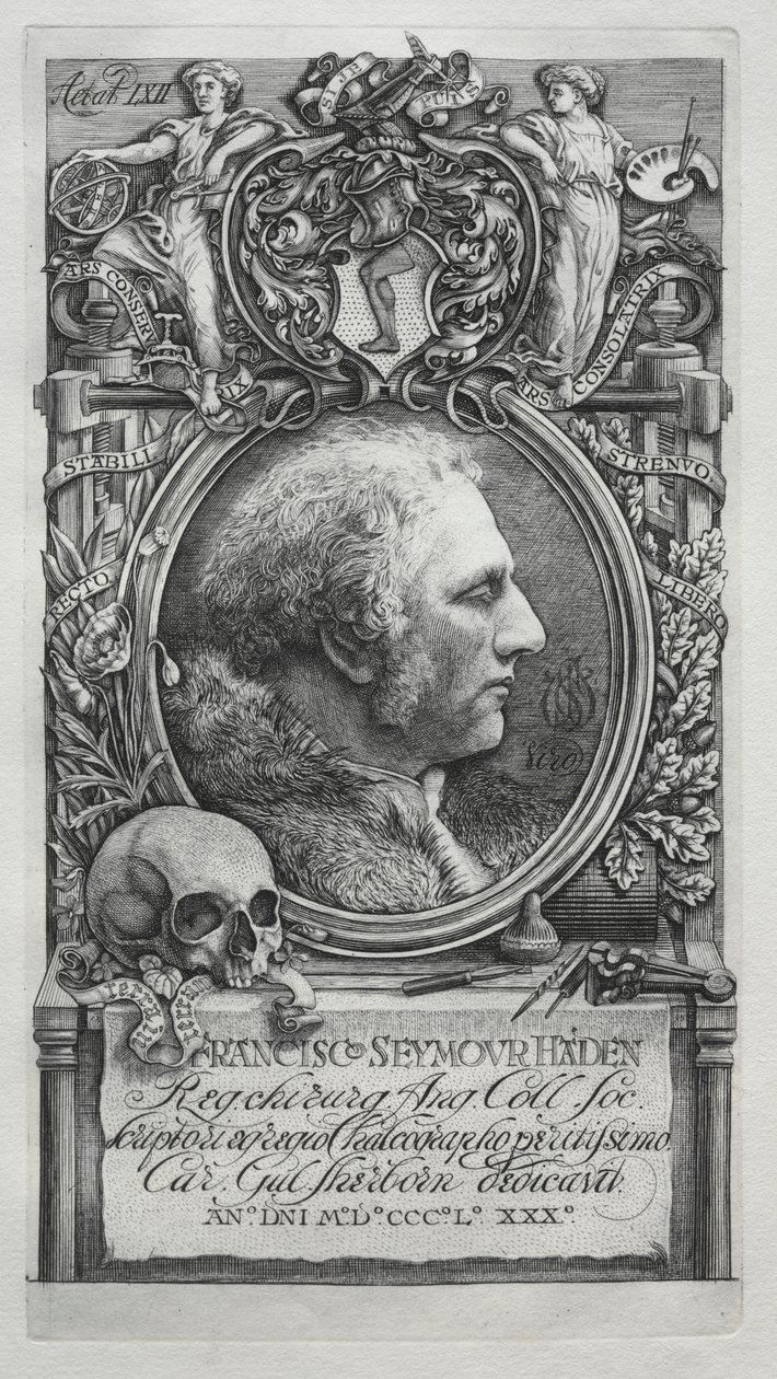 Hadeniana - Portrait de Sir Francis Seymour Haden - Charles William Sherborn