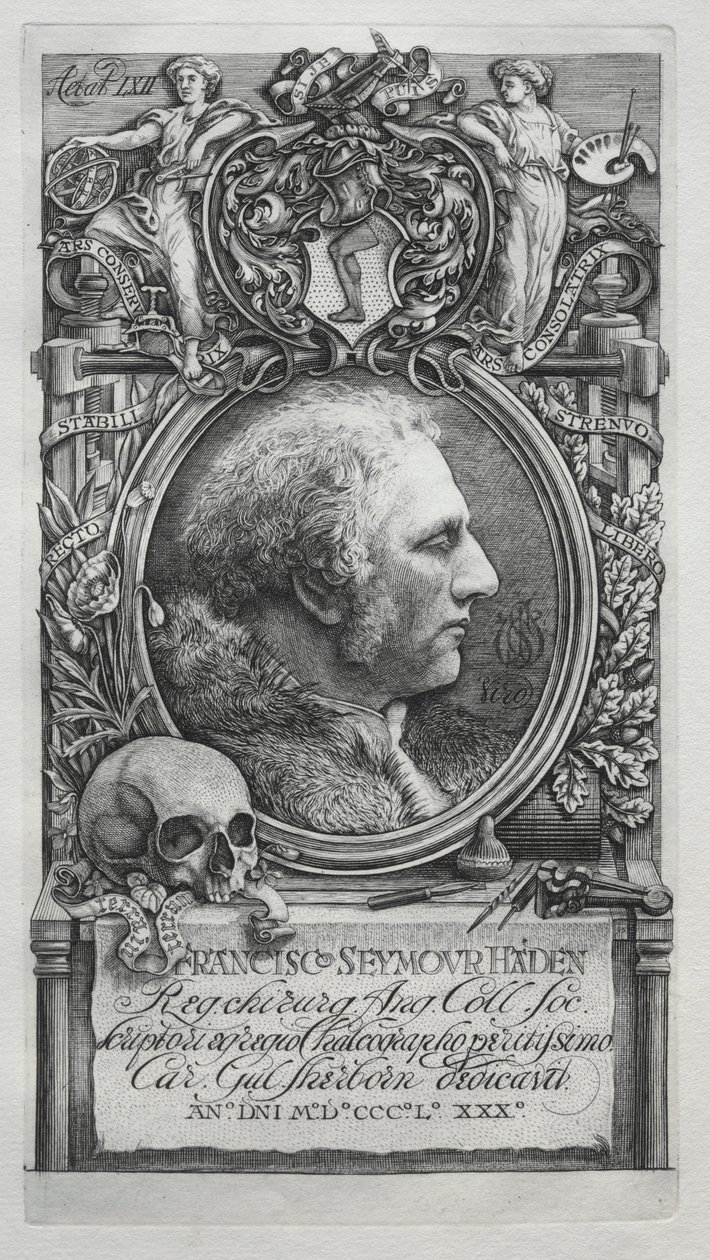 Hadeniana - Portrait de Sir Francis Seymour Haden - Charles William Sherborn