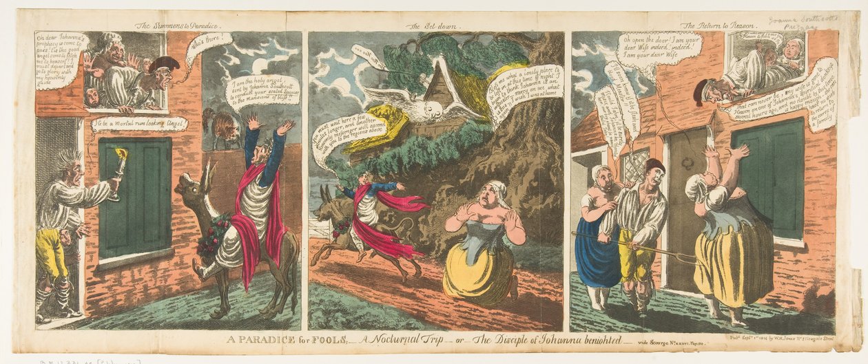 Un paradis pour les fous - Un voyage nocturne - ou Le disciple de Johanna benigh..., 1er septembre 1814 - Charles Williams