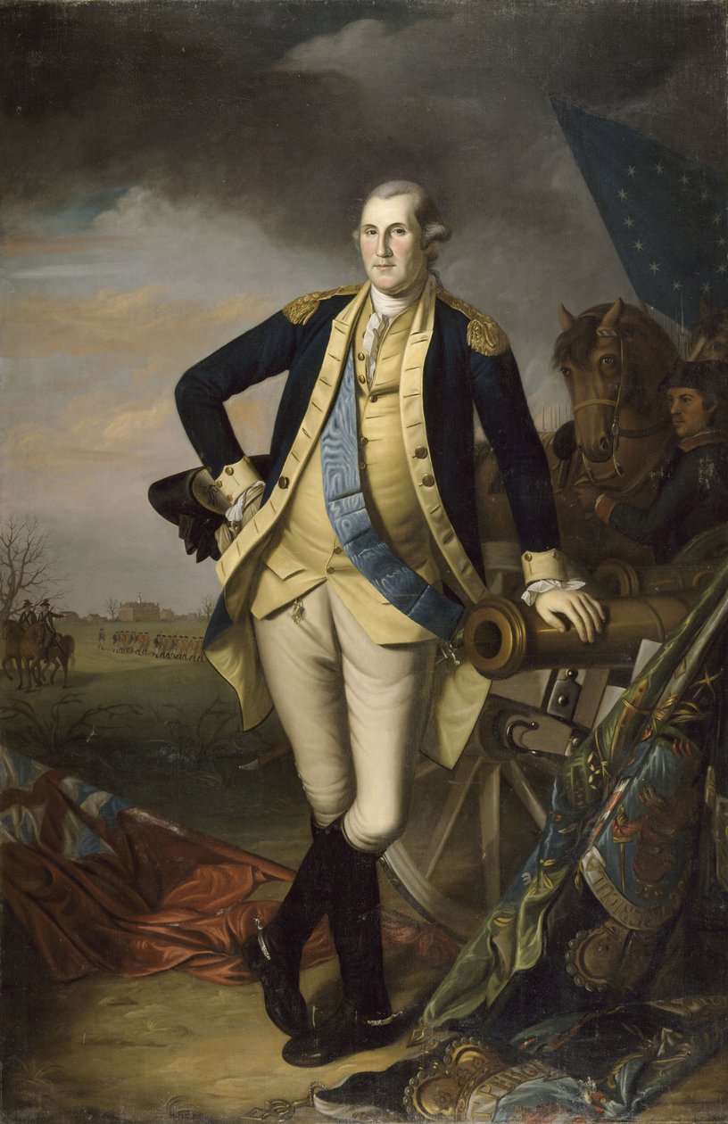 George Washington après la Bataille de Princeton le 3 janvier 1777 - Charles Willson Peale