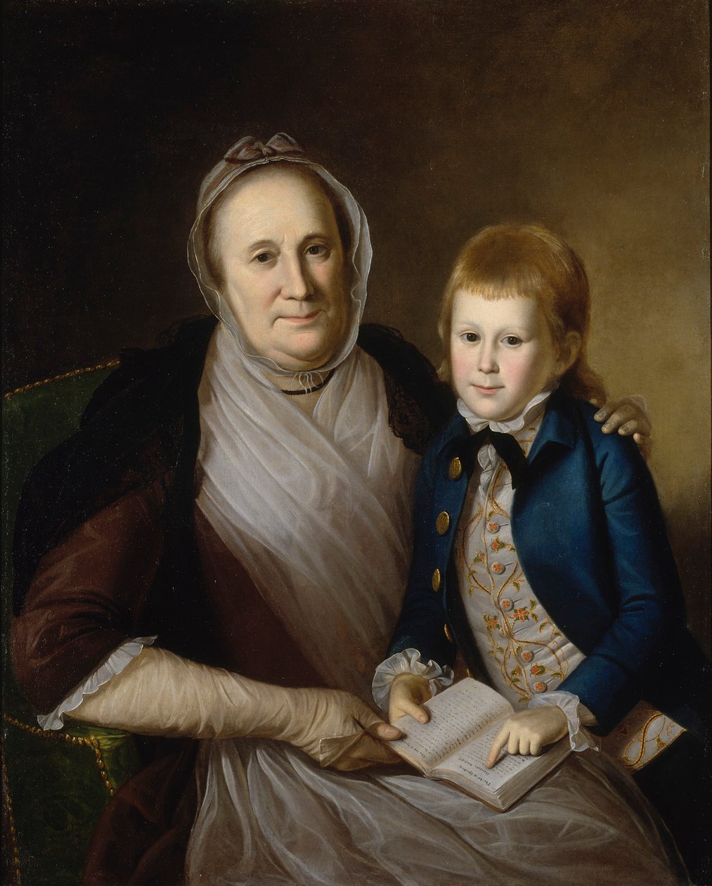 Mme James Smith et son petit-fils - Charles Willson Peale