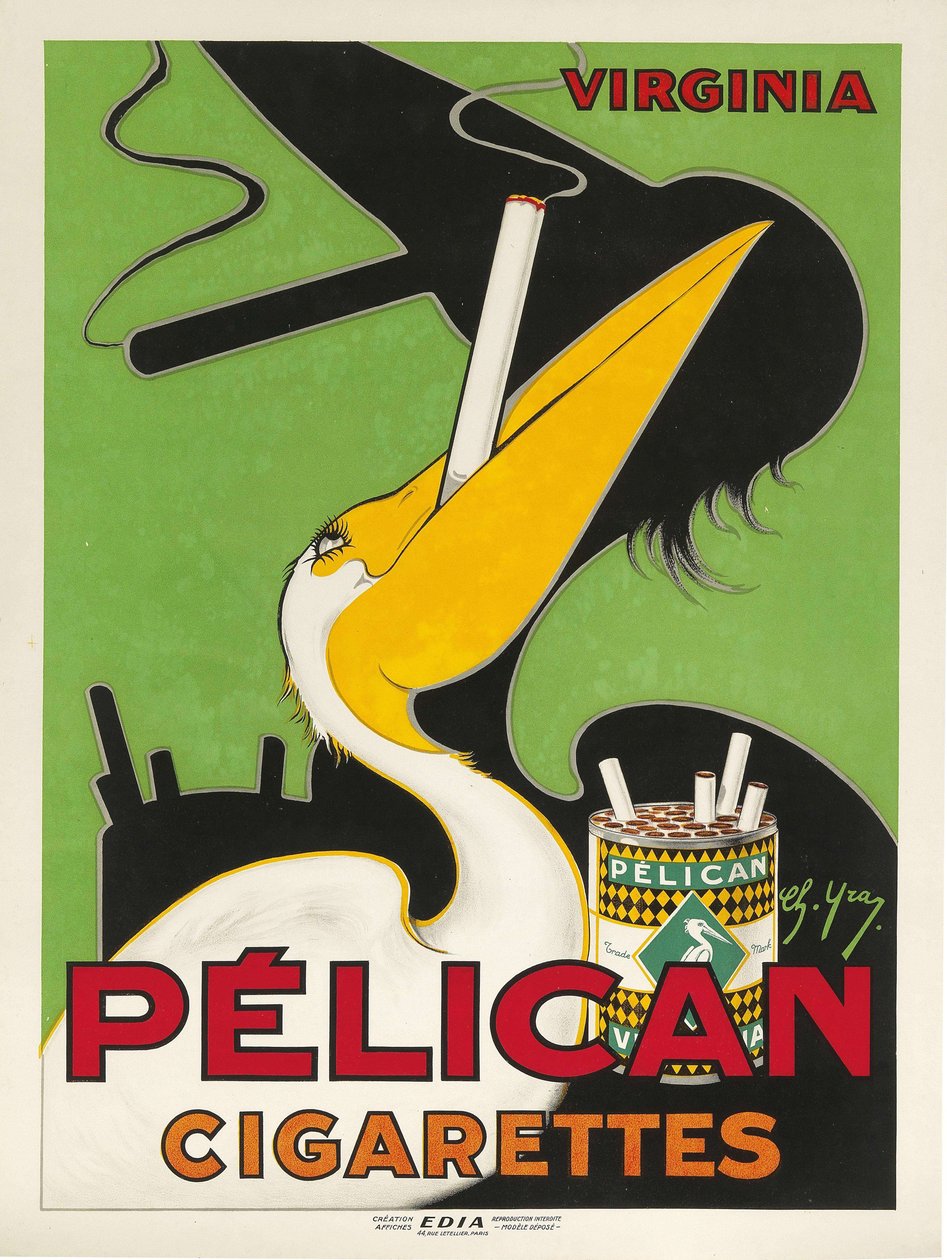 Cigarettes Pelican - Charles Yray