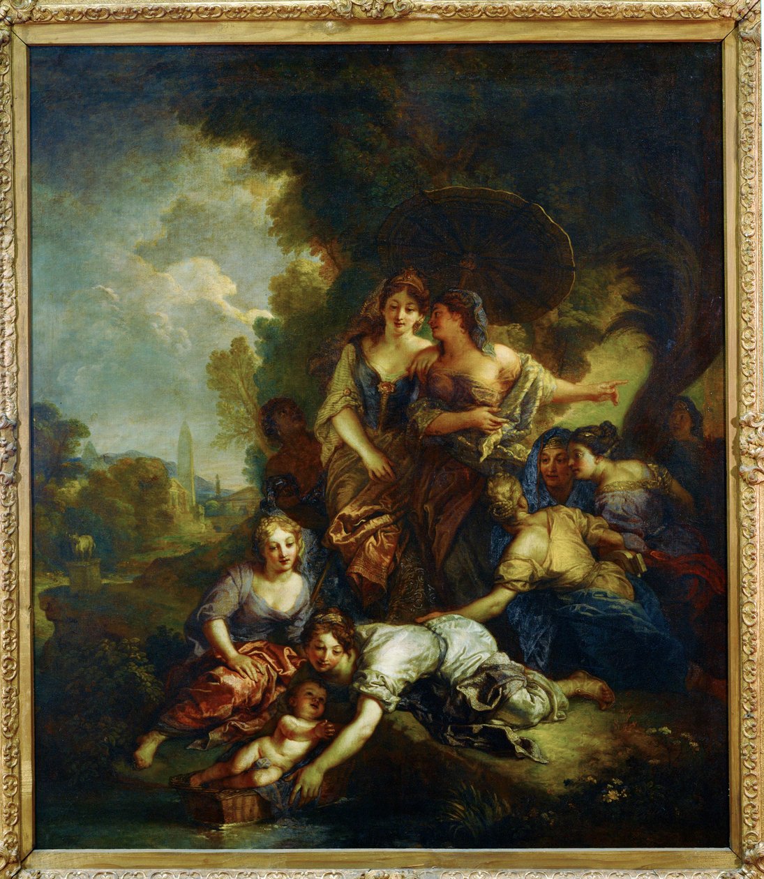 Moise sauve des eaux - Moses saved from the river ... - Charles de Lafosse