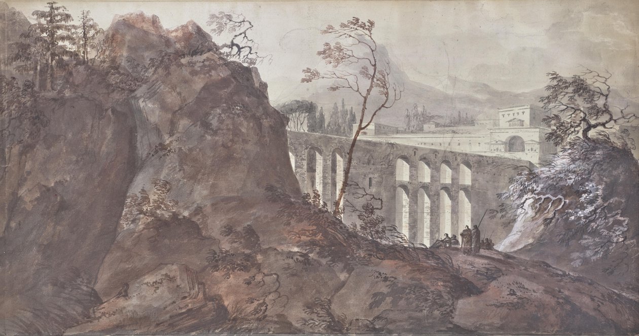Paysage avec viaduc - Charles de Thomas