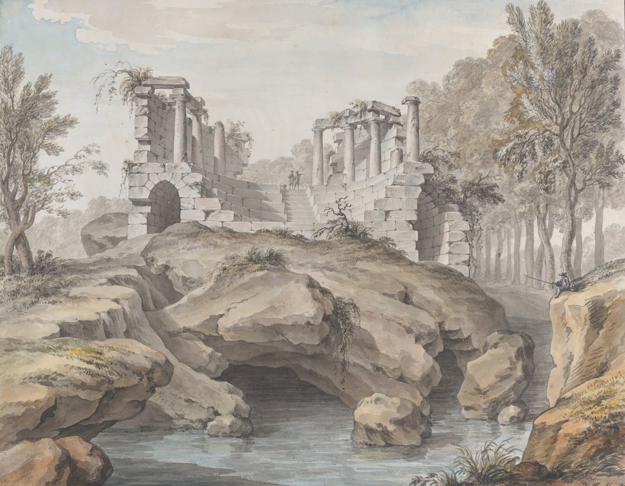 Conception pour une Naumachie, dans les jardins du Château d