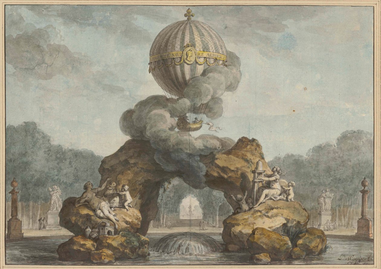 Projet de décoration de fontaine avec une Charlière - Charles de Wailly