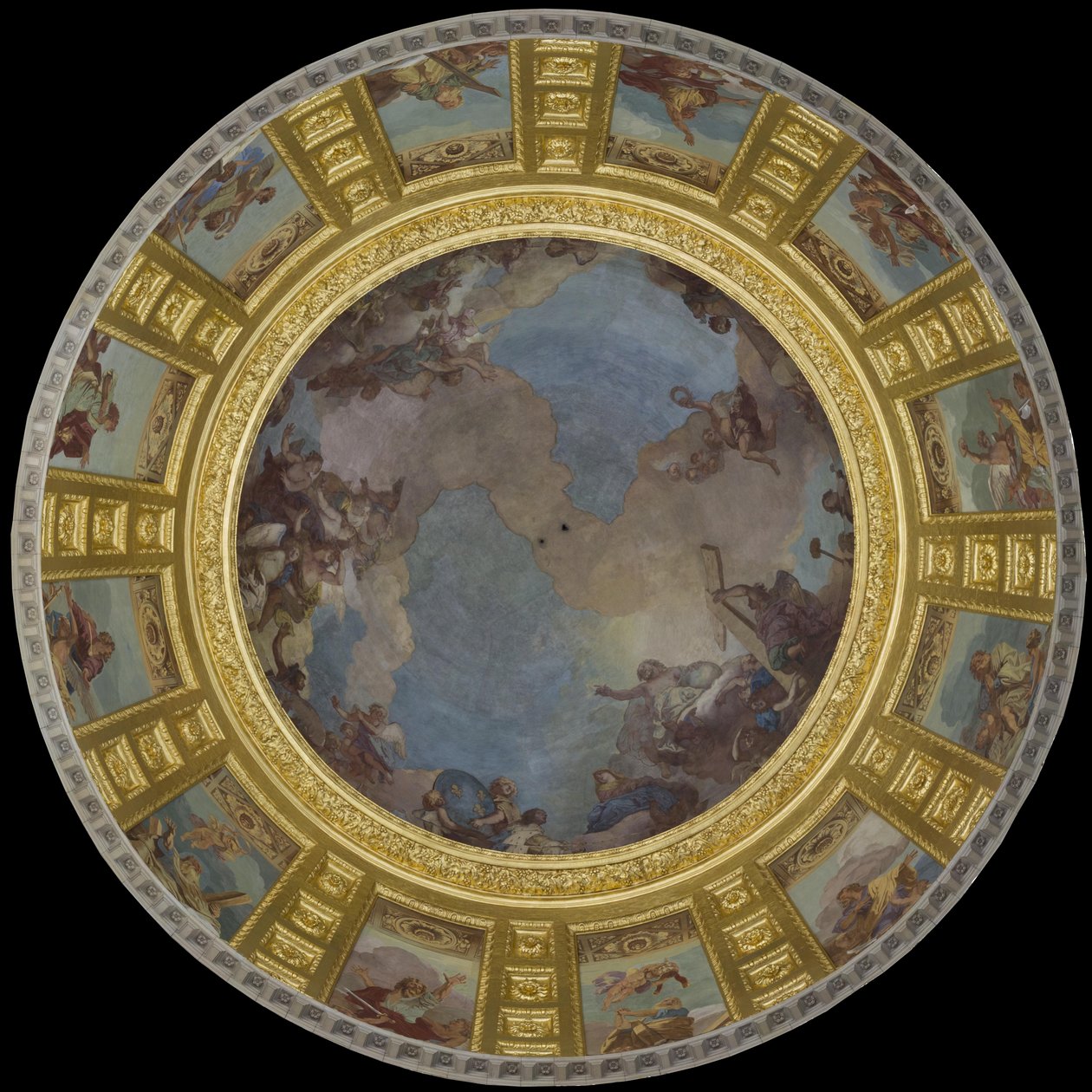 Saint Louis en gloire. 1702-1707 - Charles de la Fosse