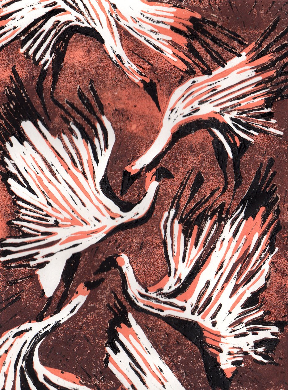 Flamants roses 2, 2021 - Charlotte Orr